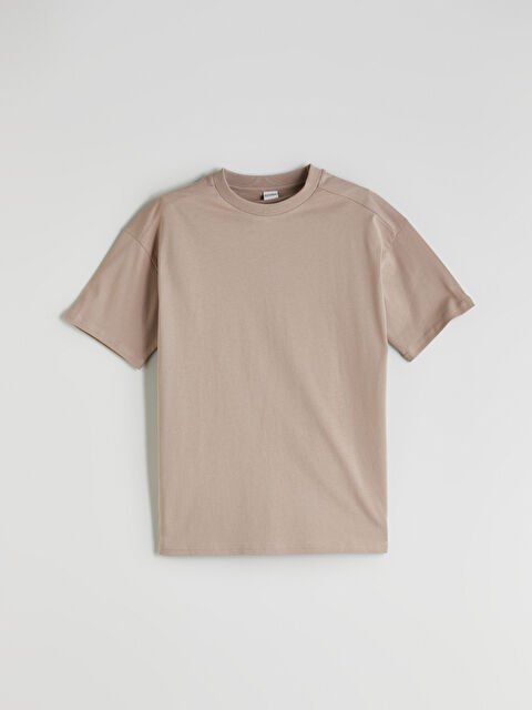 LCW Kids Rahat Kalıp Bisiklet Yaka Basic Erkek Çocuk Tişört - S5NL74Z4-QYZ