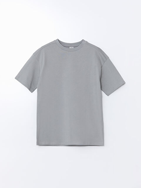 LCW Kids Rahat Kalıp Bisiklet Yaka Basic Erkek Çocuk Tişört - S5NL74Z4-R10