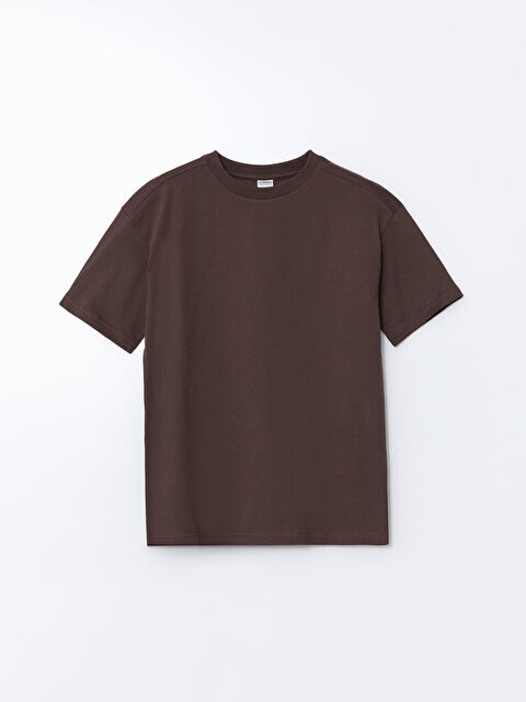 LCW Kids Rahat Kalıp Bisiklet Yaka Basic Erkek Çocuk Tişört - S5NL74Z4-Z7U