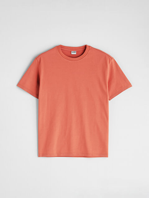 LCW Kids Rahat Kalıp Bisiklet Yaka Basic Erkek Çocuk Tişört - S5NL74Z4-GQ1