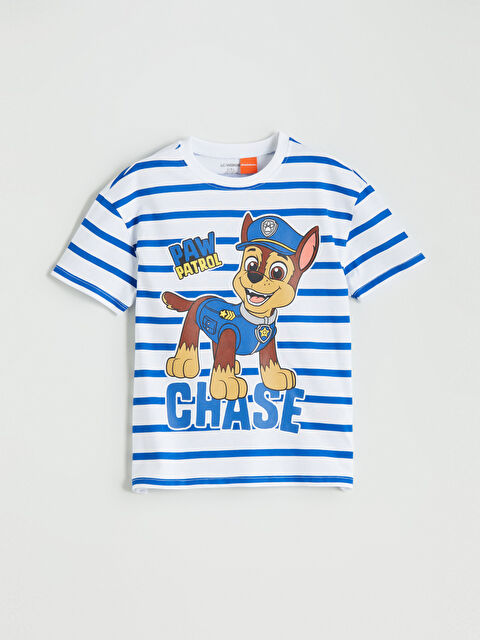LCW Kids Bisiklet Yaka Paw Patrol Baskılı Erkek Çocuk Tişört - S5NM22Z1-LU7