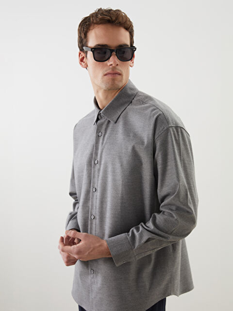 LCW Vision Regular Fit Uzun Kollu Erkek Gömlek - S5NN01Z8-ZHC