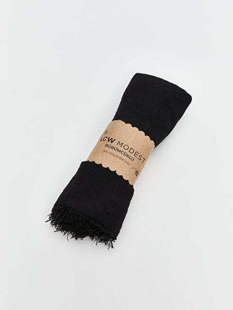 LCW Modest Düz Bürümcüklü Kadın Şal - S5NN07Z8-RQL