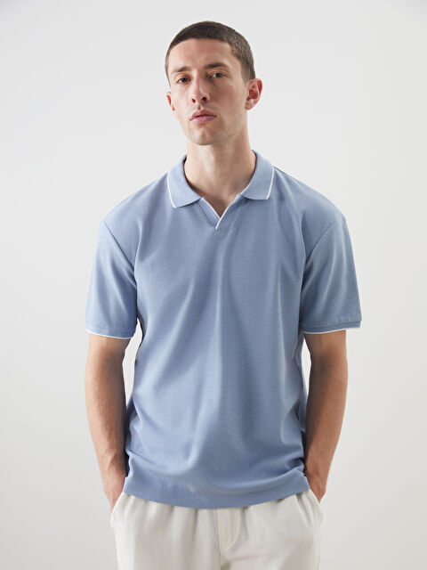 LCW Vision Polo Yaka Kısa Kollu Basic Erkek Tişört - S5NN24Z8-QZA