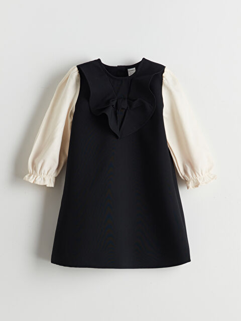 LCW Kids Bisiklet Yaka Kız Çocuk Elbise - S5NN32Z1-CVL