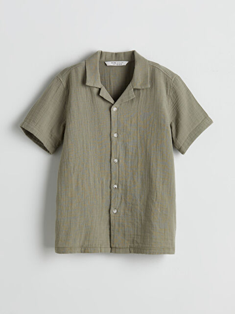 LCW Vision Kısa Kollu Erkek Çocuk Gömlek - S5NN66Z4-FK2