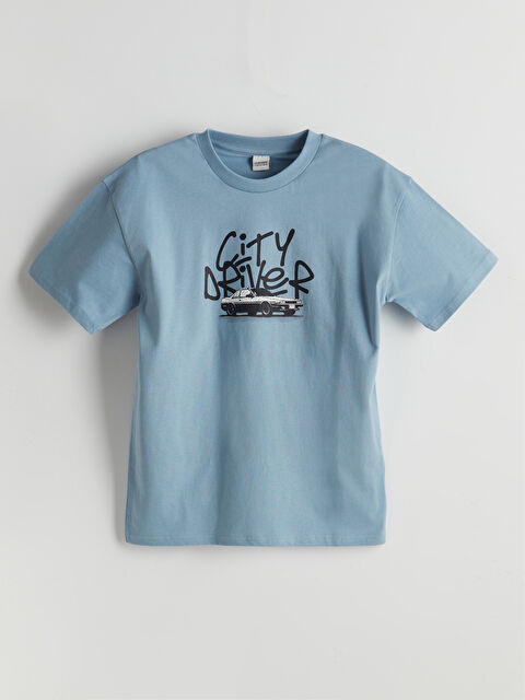 LCW Kids Bisiklet Yaka Erkek Çocuk Tişört - S5NO65Z4-Y9B