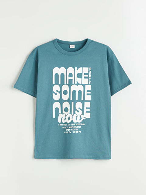 LCW Kids Bisiklet Yaka Erkek Çocuk Tişört - S5NP05Z4-H7V