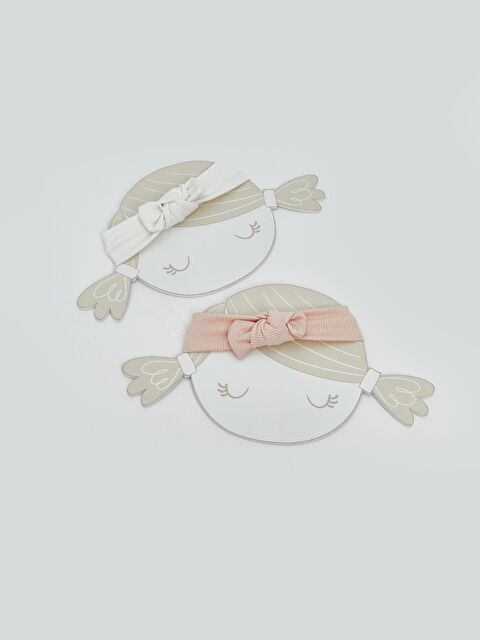 LCW baby Fiyonk Detaylı Kız Bebek Saç Bandı 2'li - S5NP08Z1-KXS