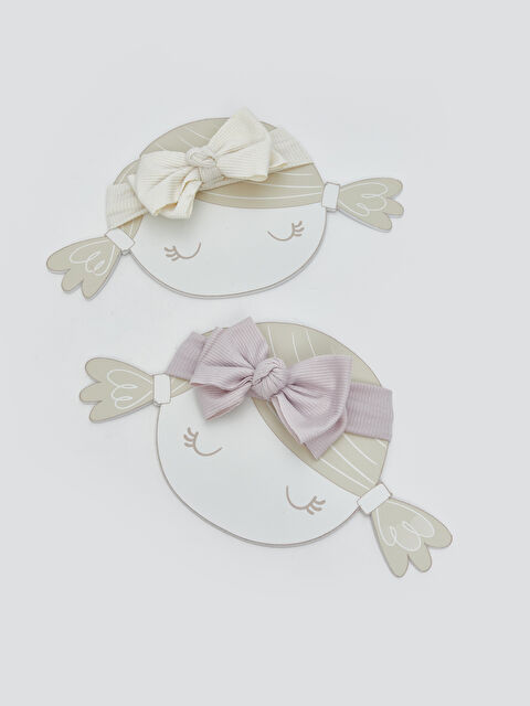 LCW baby Fiyonk Detaylı Kız Bebek Saç Bandı 2'li - S5NP10Z1-FDL