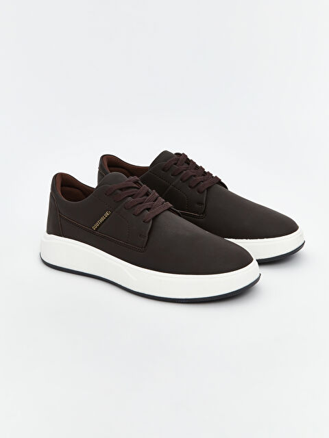 Once Deri Görünümlü Erkek Spor Ayakkabı - S5NP20Z8-D8W