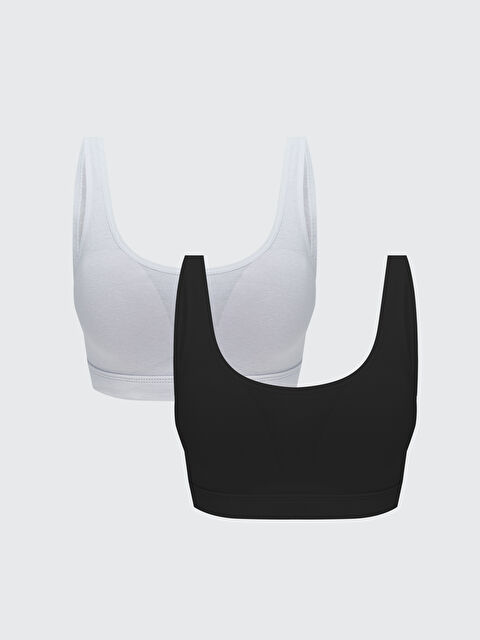 LCW Young Balensiz Pedli Düz Büstiyer 2'li - S5NQ08Z8-CVL