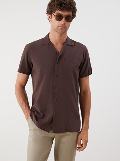 LCWAIKIKI Classic Regular Fit Modal Karışımlı Erkek Gömlek - S5NQ13Z8-HSK