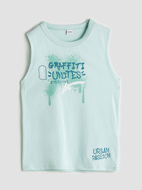 LCW Kids Bisiklet Yaka Erkek Çocuk Atlet