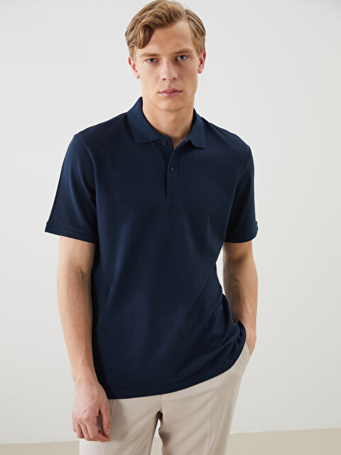 LCW Vision Polo Yaka Düz Erkek Tişört - S5NR30Z8-RFH