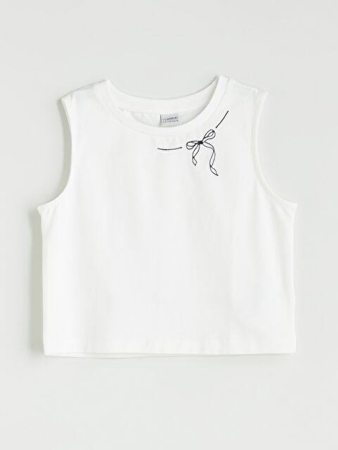 LCW Kids Fiyonk Detaylı Kız Çocuk Atlet - S5NR42Z4-R9J