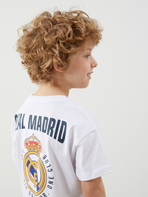 LCW Kids Real Madrid Baskılı Erkek Çocuk Tişört - S5NR83Z1-Q6K