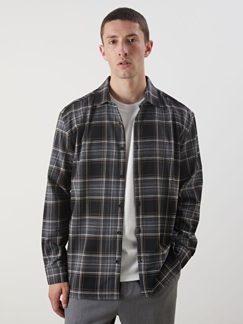 LCW Vision Regular Fit Ekose Erkek Gömlek - S5NS20Z8-LKX