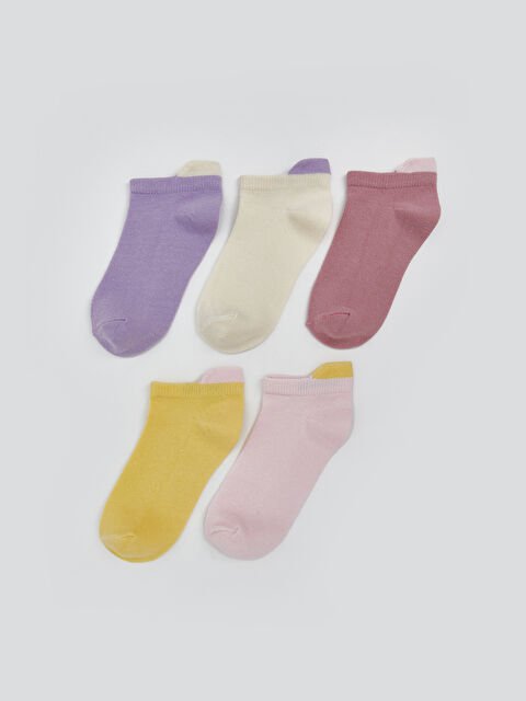 LCW Kids Kız Çocuk Patik Çorap 5'li - S5NS98Z4-J2S