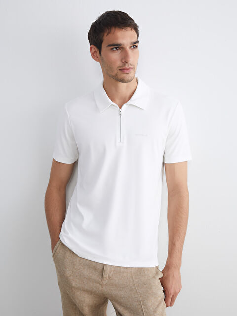 SOUTHBLUE Polo Yaka Baskılı Erkek Tişört - S5NU00Z8-R9J