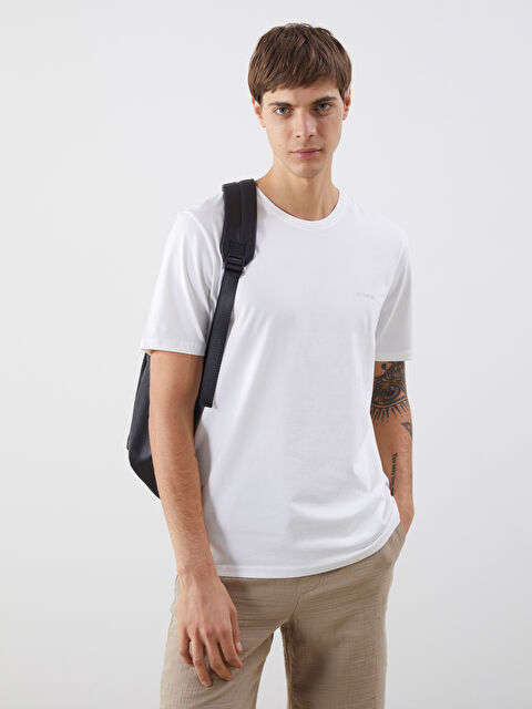 SOUTHBLUE Bisiklet Yaka Kısa Kollu Erkek Tişört - S5NU03Z8-R9J