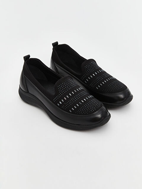 LCW STEPS Deri Görünümlü Kadın Loafer Ayakkabı - S5NU26Z8-HUC