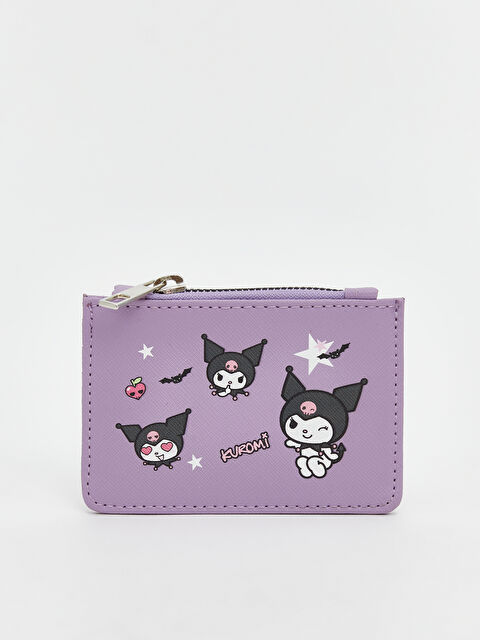 LCW ACCESSORIES Kuromi Baskılı Deri Görünümlü Kız Çocuk Cüzdan - S5NU76Z4-V2N
