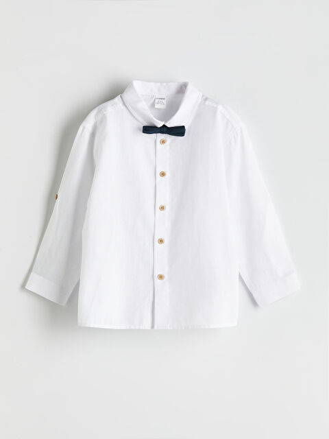 LCW Kids Basic Papyonlu Erkek Çocuk Gömlek