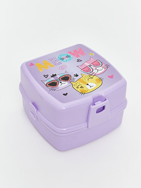 LCW ACCESSORIES Kedi Baskılı Çok Bölmeli Saklama Kabı - S5NV59Z4-ZXY