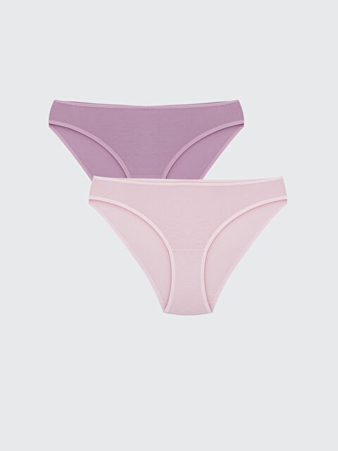LCW Young Düz Bikini Külot 2'li Paket - S5NV85Z8-P9P