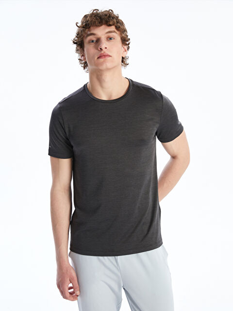 XSIDE ACTIVE Bisiklet Yaka Kısa Kollu Erkek Spor Tişört - S5NV90Z8-CZM