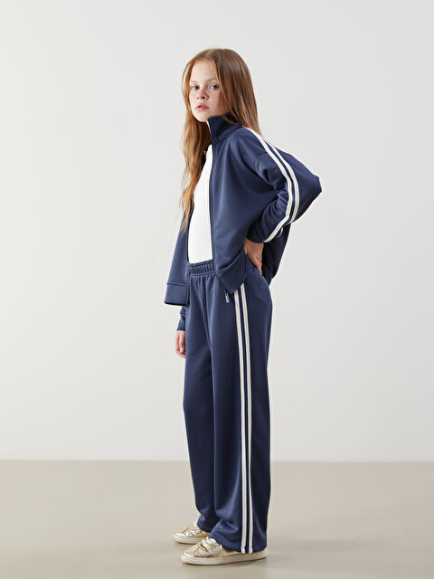 LCW Kids Dik Yaka Kız Çocuk Eşofman Takımı - S5NY07Z4-HGJ