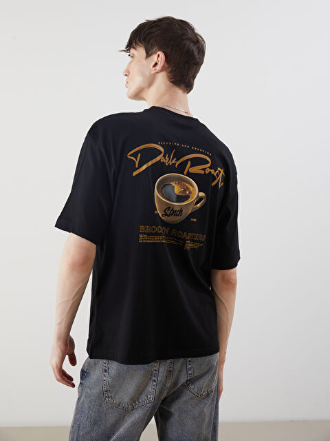 XSIDE تيشيرت رجالي برقبة دائرية مطبوع من قماش جيرسي - S5NY29Z8-CVL