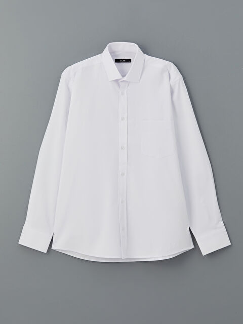 LCW BUSINESS Regular Fit Uzun Kollu Erkek Gömlek - S5NY74Z8-JYX
