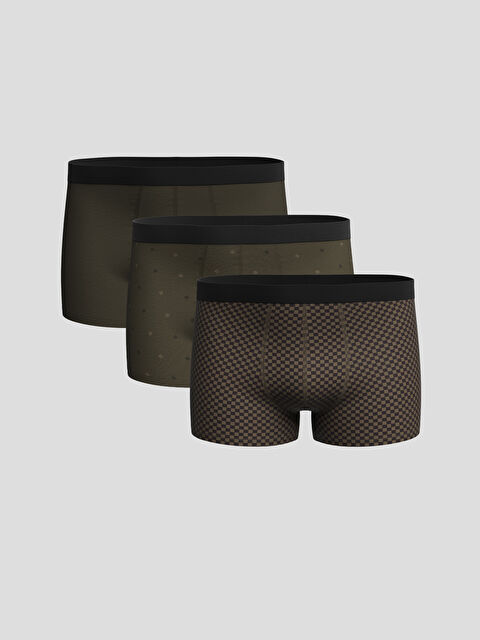 LC WAIKIKI Standart Kalıp Pamuklu Esnek Erkek Boxer 3'lü - S5NY93Z8-LQX