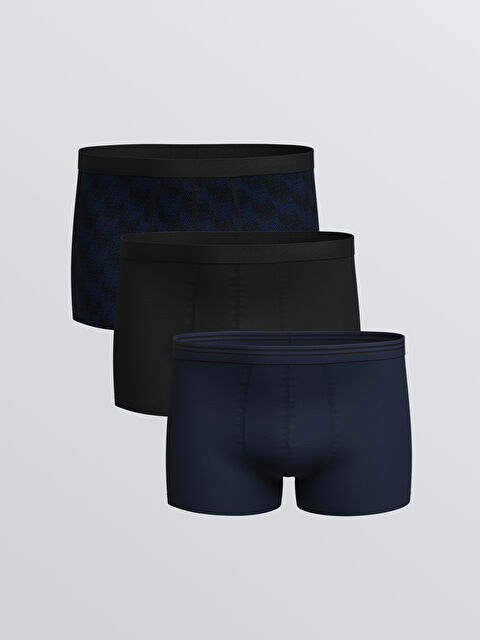 LC WAIKIKI Standart Kalıp Pamuklu Esnek Erkek Boxer 3'lü - S5O008Z8-LQJ