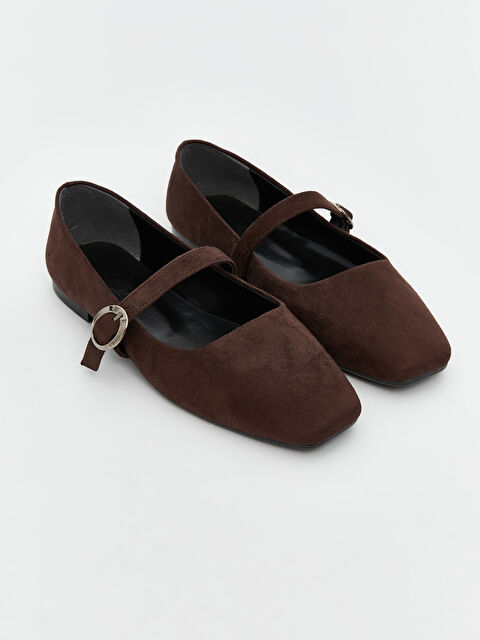 KOOR Süet Görünümlü Kadın Babet - S5O015Z8-S7U