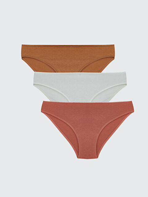 LCW DREAM Düz Bikini Külot 3'lü Paket - S5O061Z8-S79