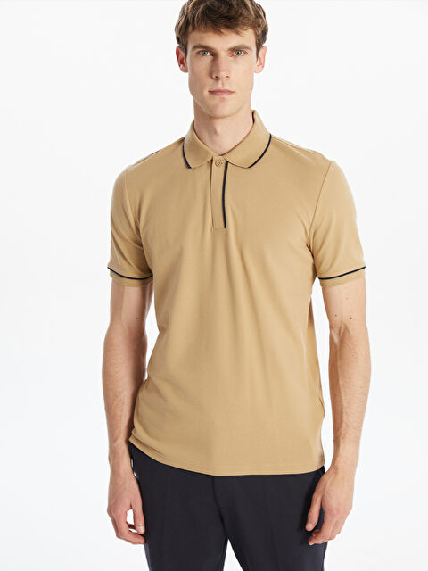 SOUTHBLUE Polo Yaka Kısa Kollu Erkek Tişört - S5O069Z8-GBY