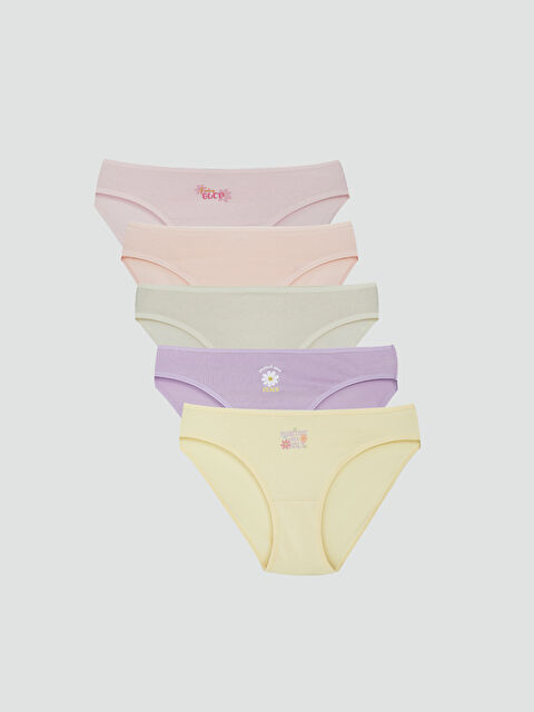 LCW Young Baskılı Bikini Külot 5'li Paket