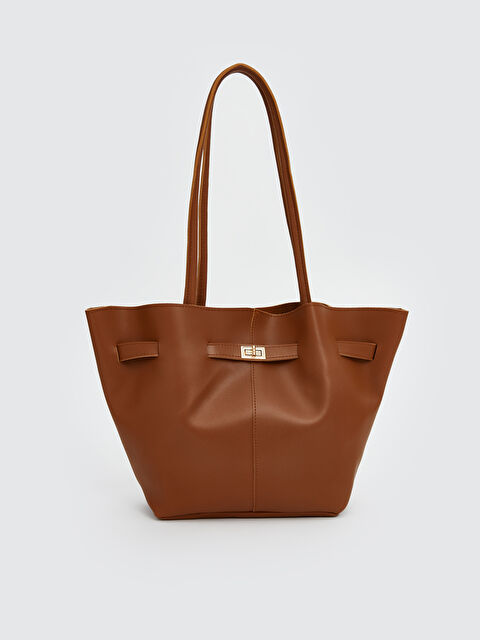 LCW ACCESSORIES Deri Görünümlü Kadın Omuz Çantası - S5O205Z8-DCJ