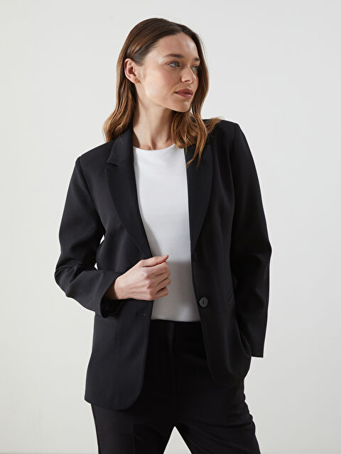 LCWAIKIKI Classic Regular Fit Kadın Blazer Ceket - S5O210Z8-CVL