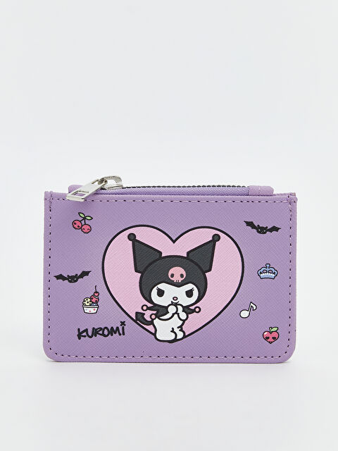 LCW ACCESSORIES Kuromi Baskılı Deri Görünümlü Kız Çocuk Cüzdan - S5O261Z4-V2N