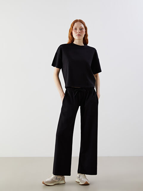 Natuvera Beli Lastikli Kadın Eşofman Altı - S5O302Z8-UP7