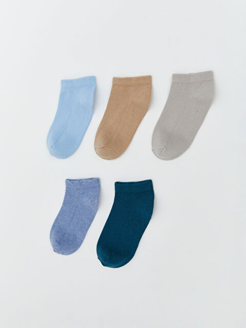 LCW baby Basic Erkek Bebek Patik Çorap 5'li - S5O340Z1-D5H