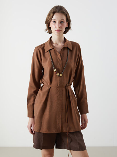 LCWAIKIKI Classic Desenli Kadın Gömlek Tunik - S5O391Z8-CT9