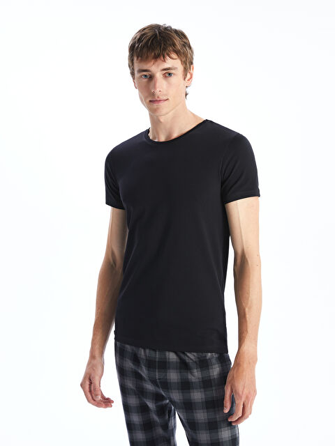 LC WAIKIKI Bisiklet Yaka Penye Erkek Atlet