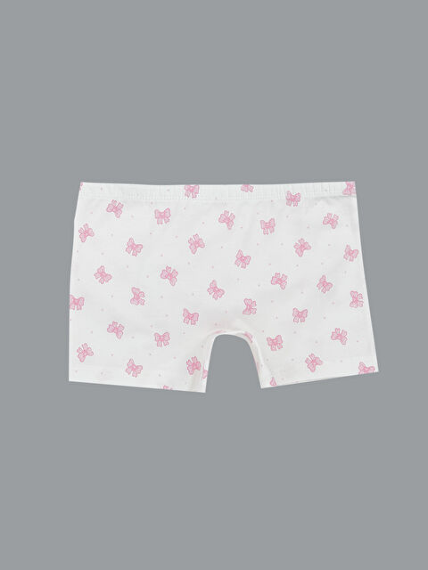 LCW Kids Fiyonk Desenli Kız Çocuk Boxer - S5O475Z4-LU7