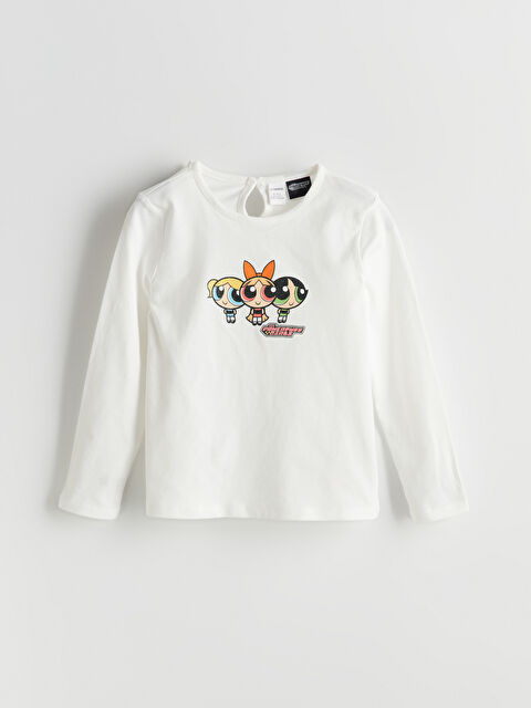 LCW Kids Powerpuff Girls Baskılı Kız Çocuk Tişört - S5O511Z1-R9J