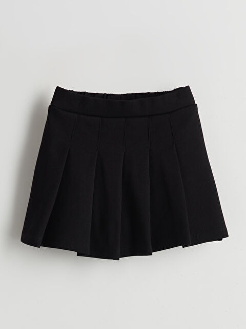 LCW Kids Çelikli İnterlok Kız Çocuk Şort Etek - S5O514Z1-CVL